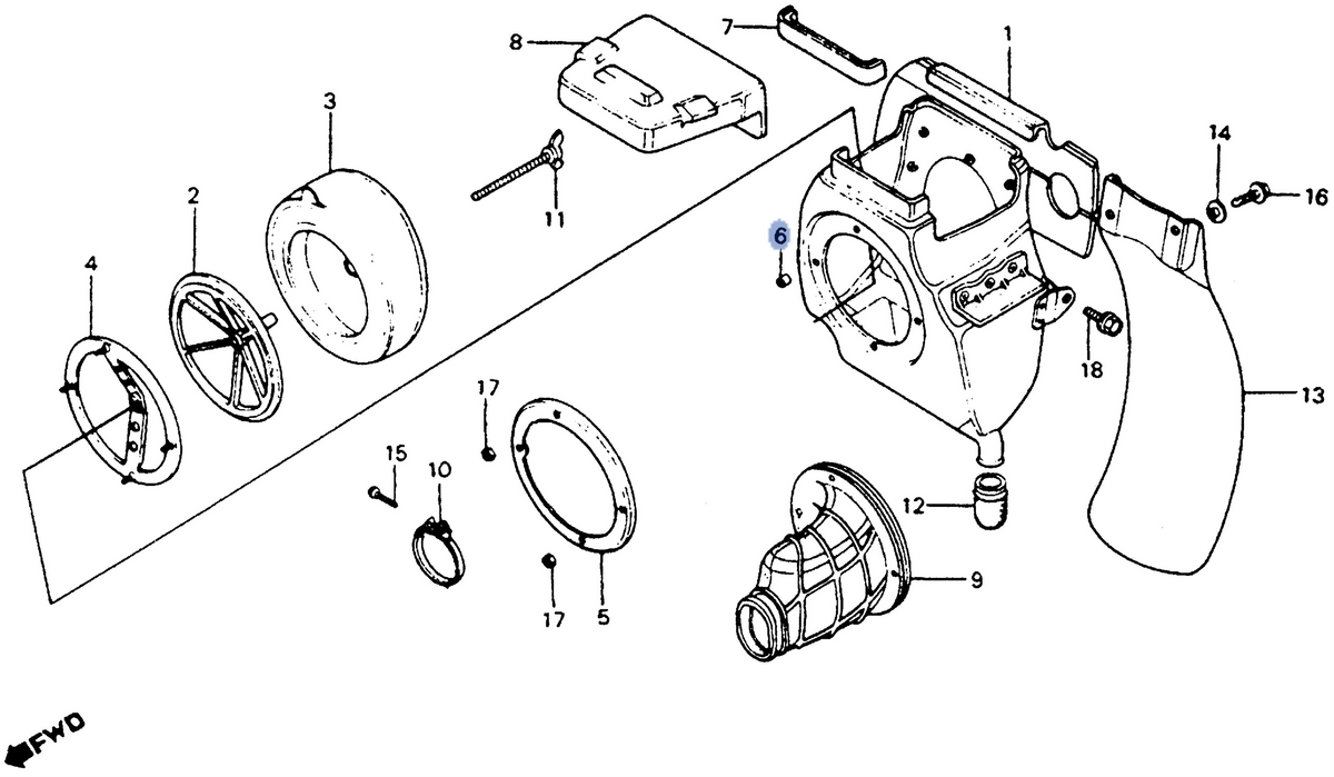 Honda OEM part 17221-KA4-300