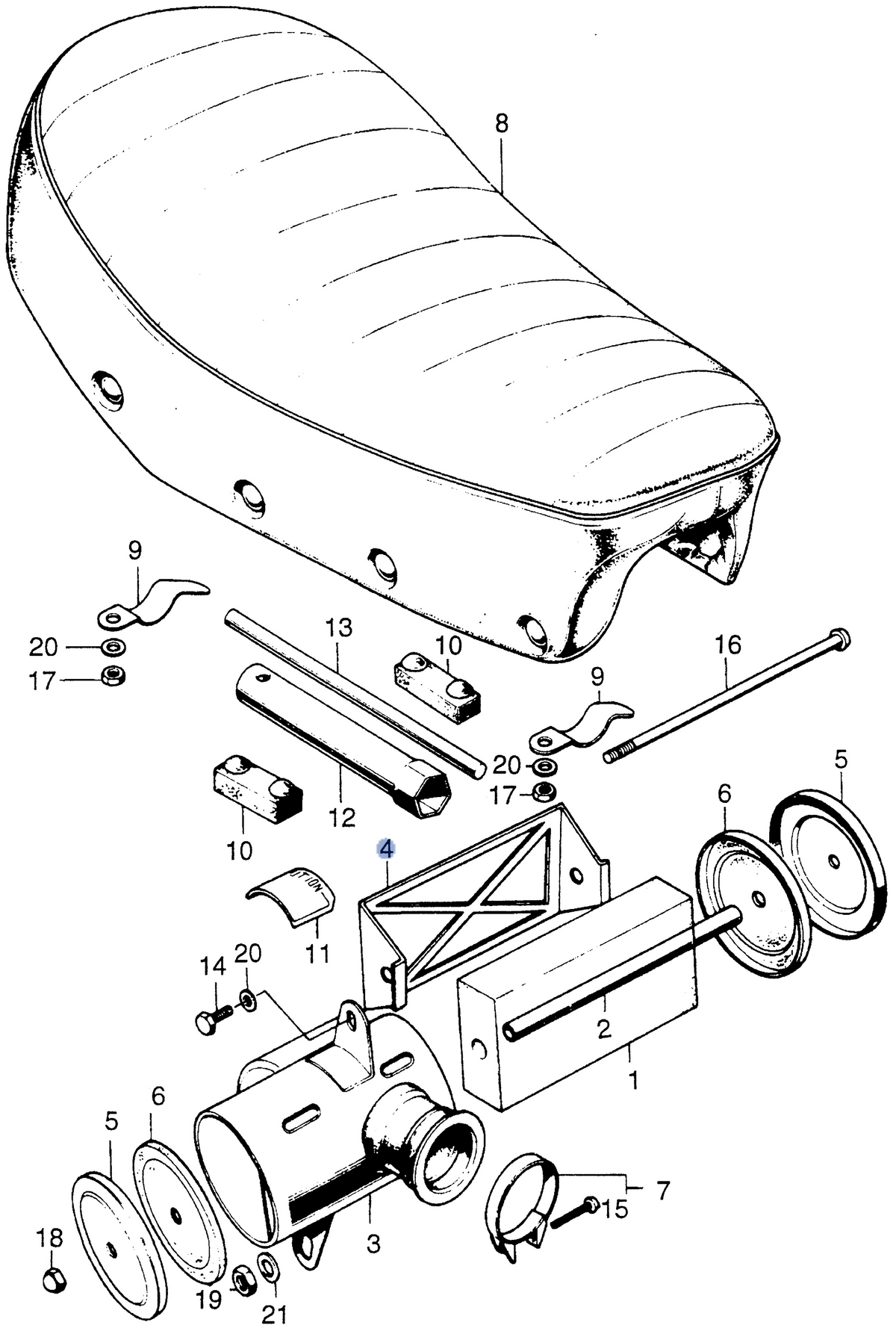 Honda OEM part 17222-098-771