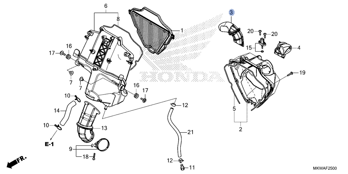 Honda OEM part 17222-MKT-D01