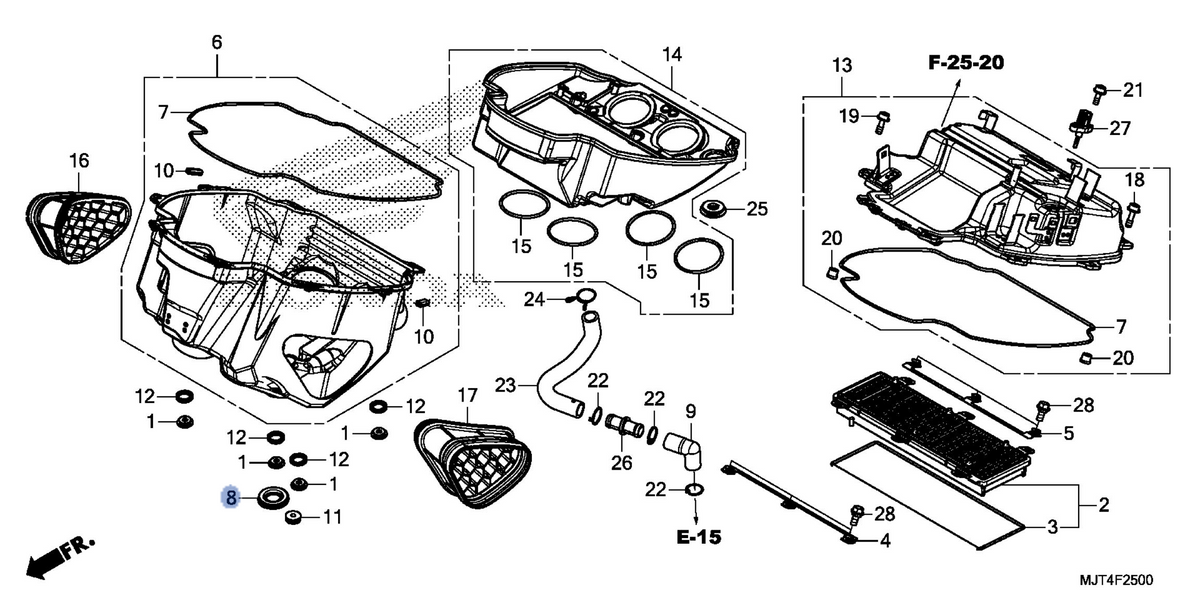 Honda OEM part 17223-MJT-E01