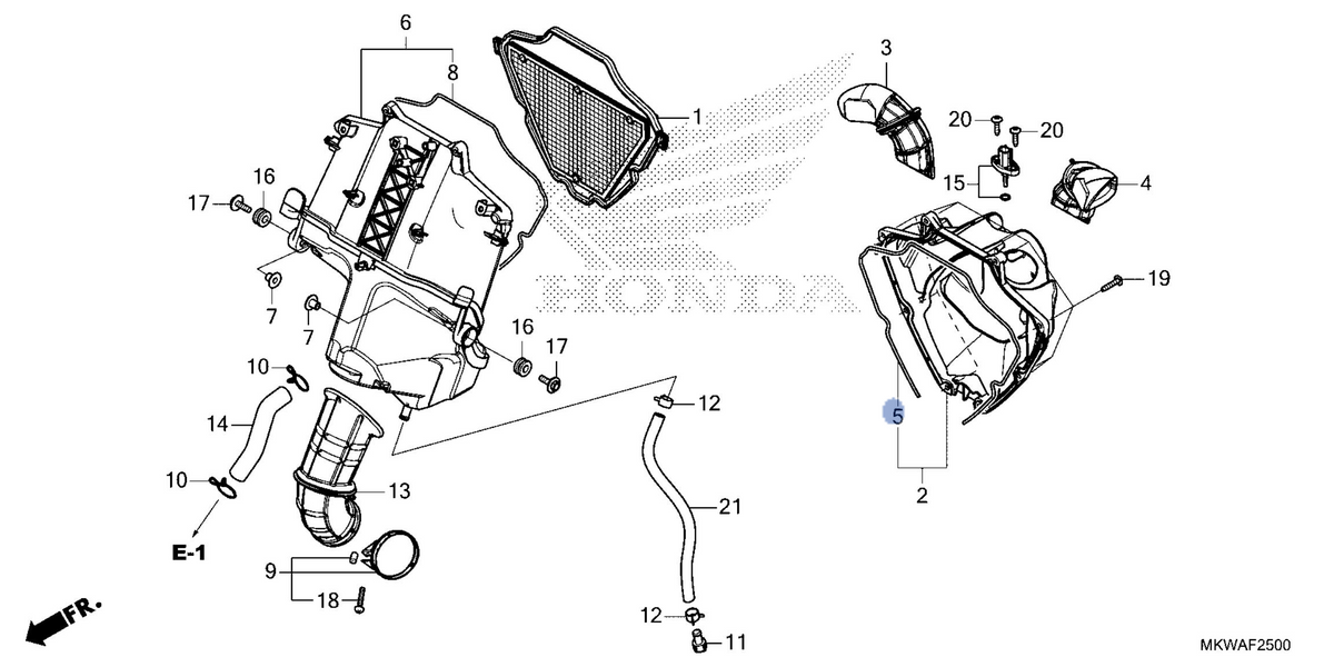 Honda OEM part 17224-MKT-D00