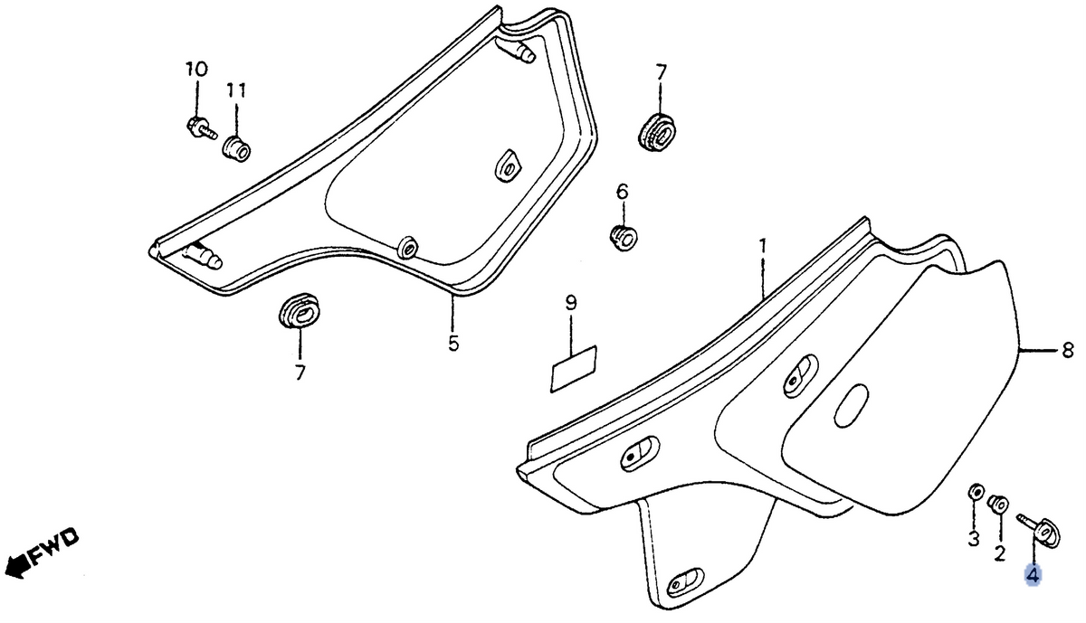 Honda OEM part 17225-KN5-670