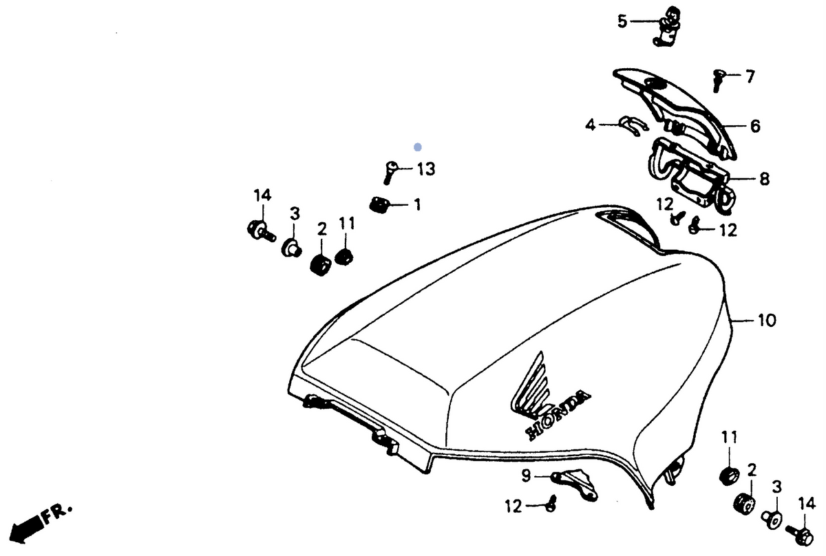 Honda OEM part 17227-GS3-000