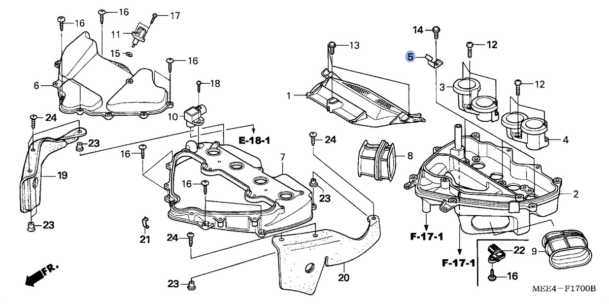 Honda OEM part 17227-MEE-000