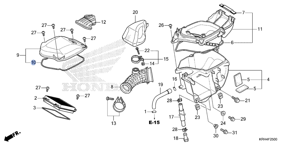 Honda OEM part 17229-KRE-900