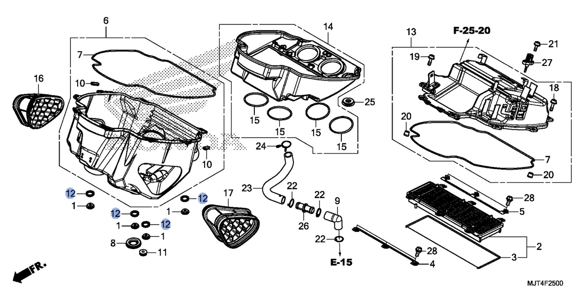 Honda OEM part 17229-MJT-E01