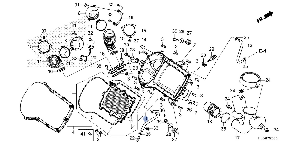 Honda OEM part 17230-HL6-A00