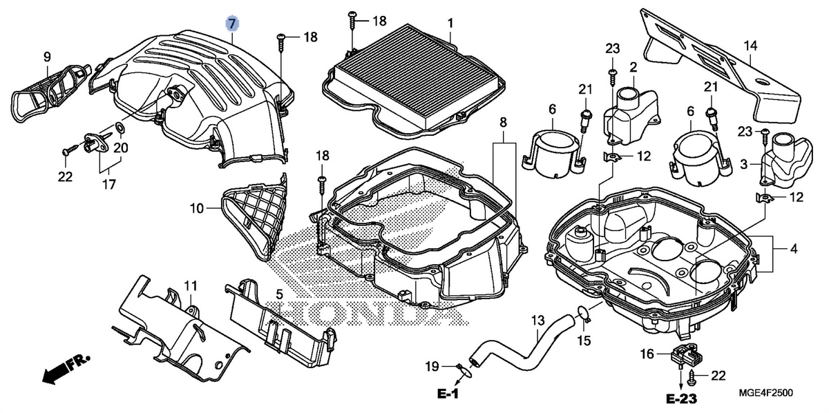 Honda OEM part 17230-MGE-000