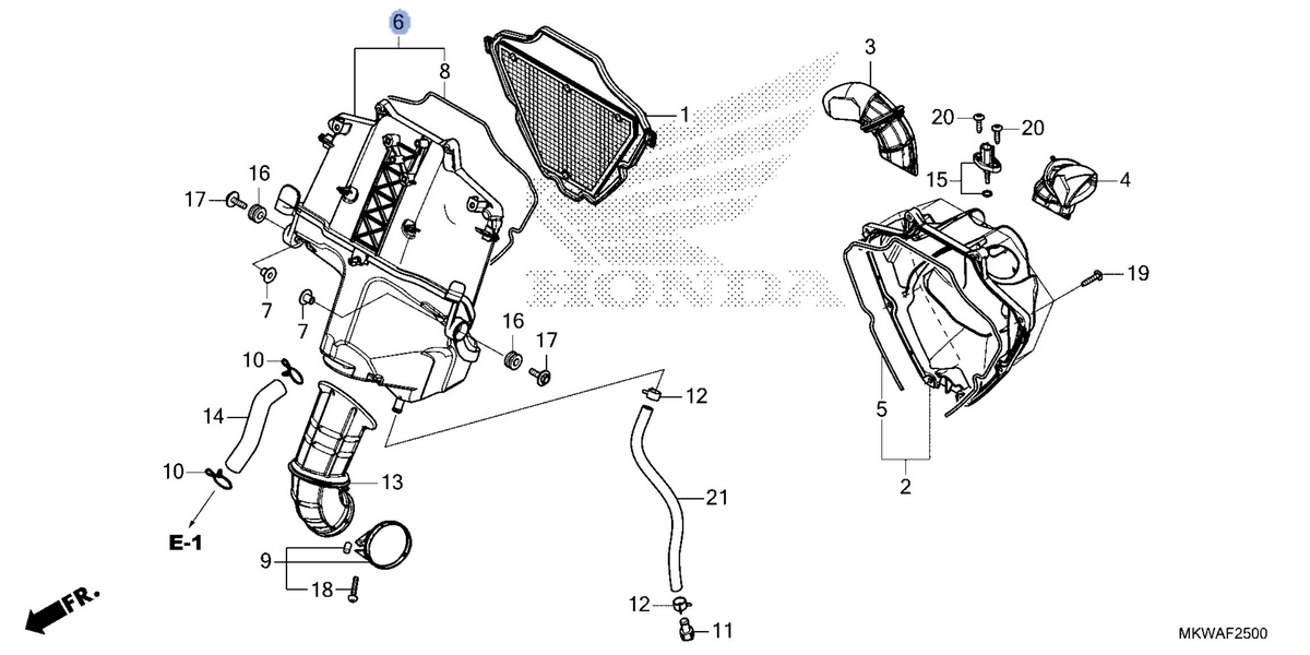 Honda OEM part 17230-MKT-D00
