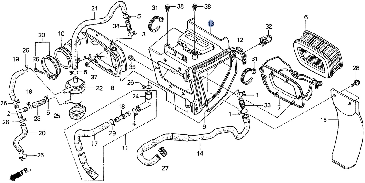 Honda OEM part 17230-MY6-671