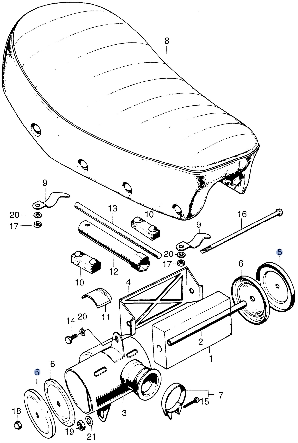 Honda OEM part 17231-045-030