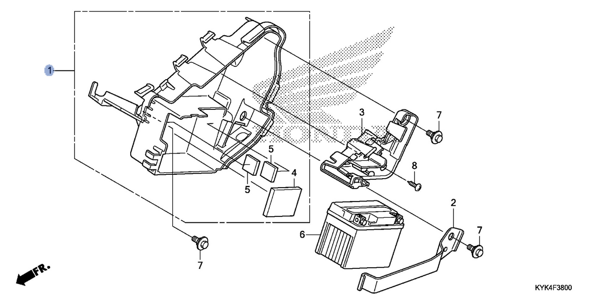 Honda OEM part 17231-KYK-910