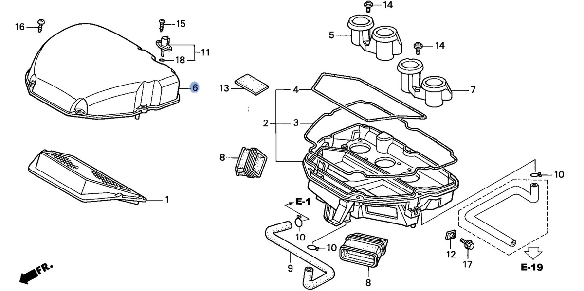 Honda OEM part 17231-MAT-E02