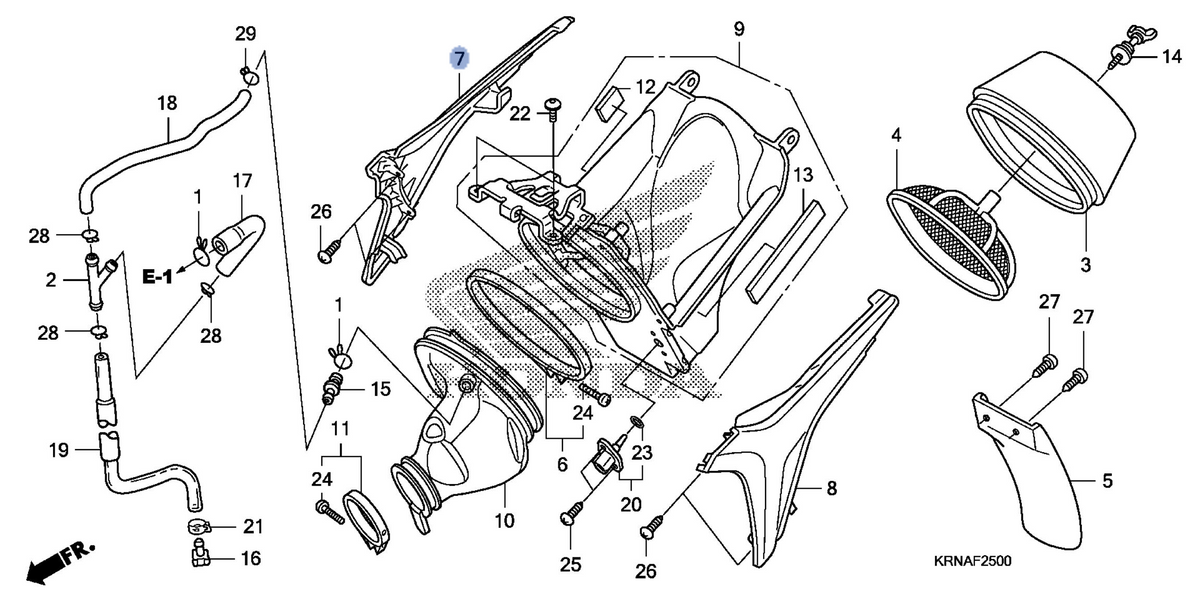 Honda OEM part 17231-MEN-A31