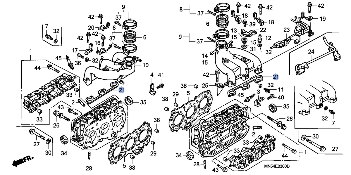 Honda OEM part 17231-MN5-004
