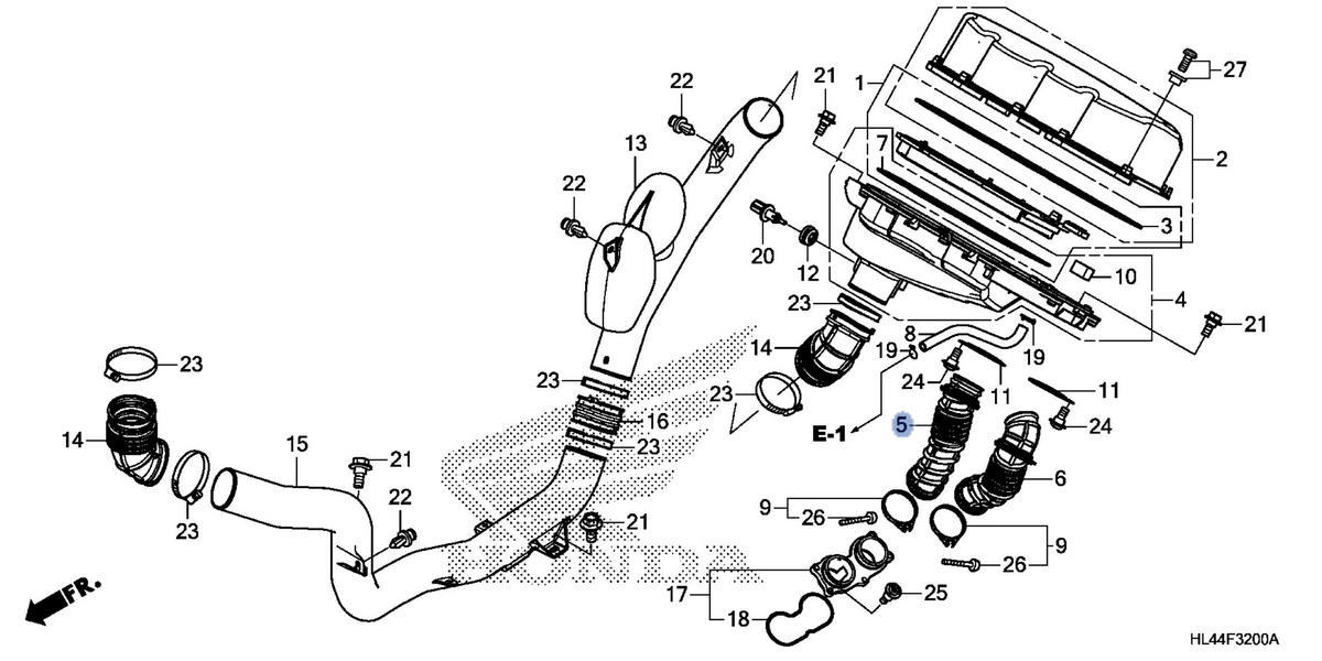 Honda OEM part 17232-HL4-A00