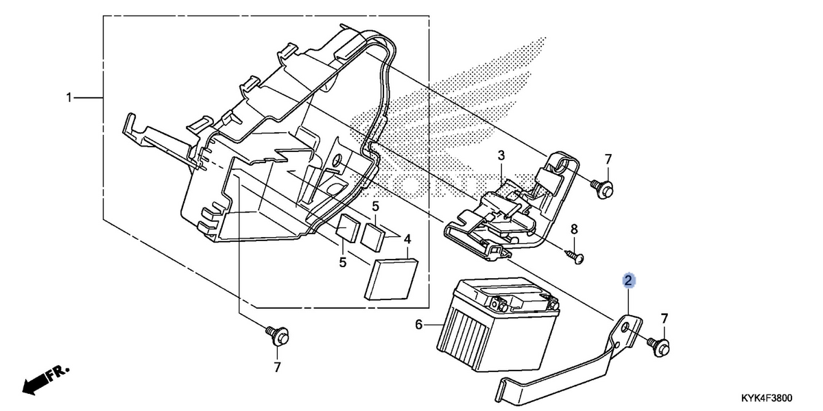 Honda OEM part 17233-KYK-910