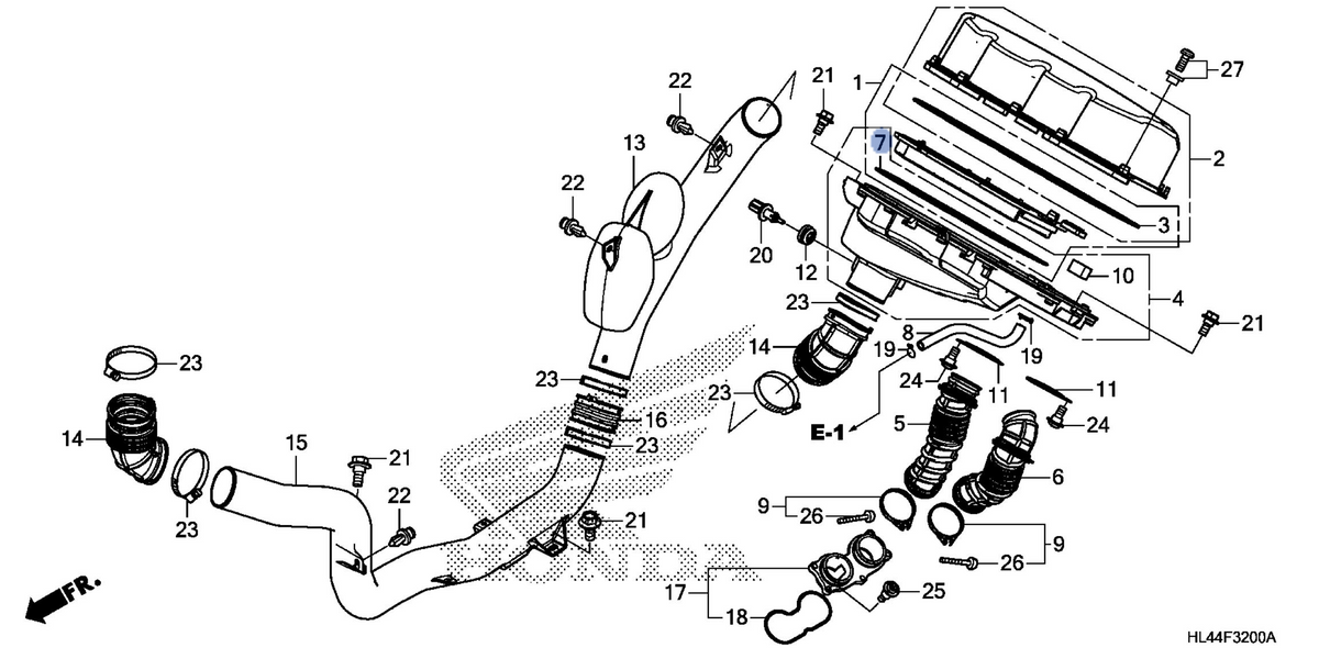 Honda OEM part 17234-HL4-A01