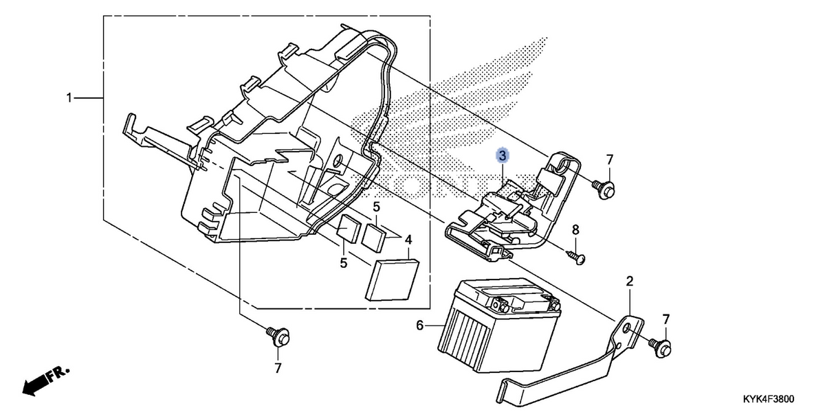Honda OEM part 17234-KYK-910