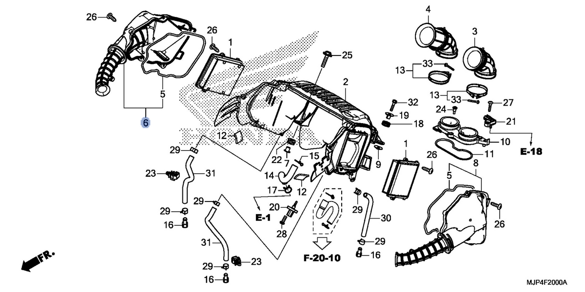 Honda OEM part 17234-MJP-G50