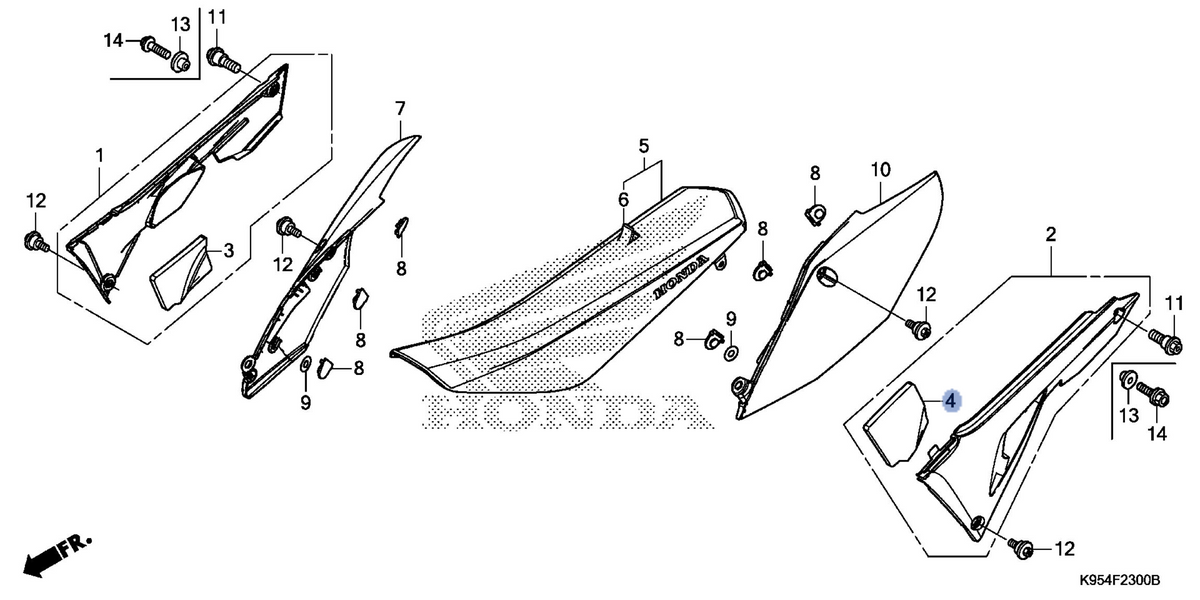 Honda OEM part 17234-MKE-A00