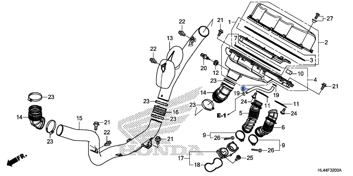 Honda OEM part 17235-HL4-A00