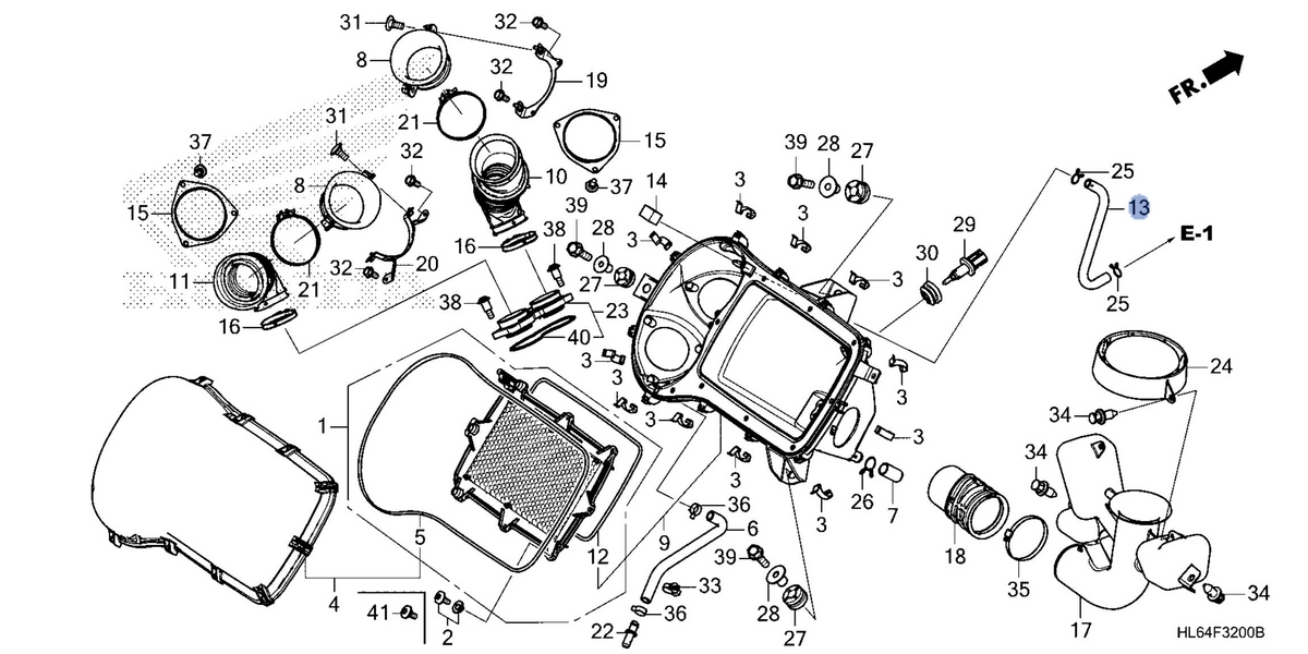 Honda OEM part 17235-HL6-A00