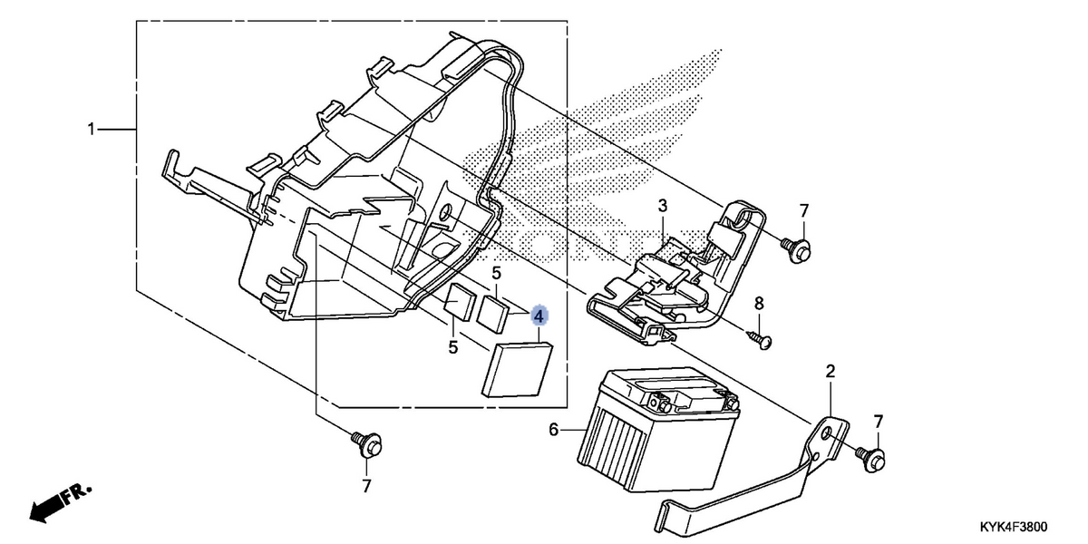 Honda OEM part 17235-KYK-910