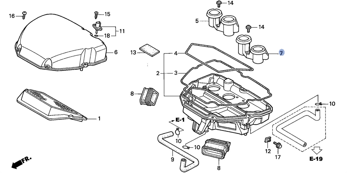 Honda OEM part 17235-MAT-E00