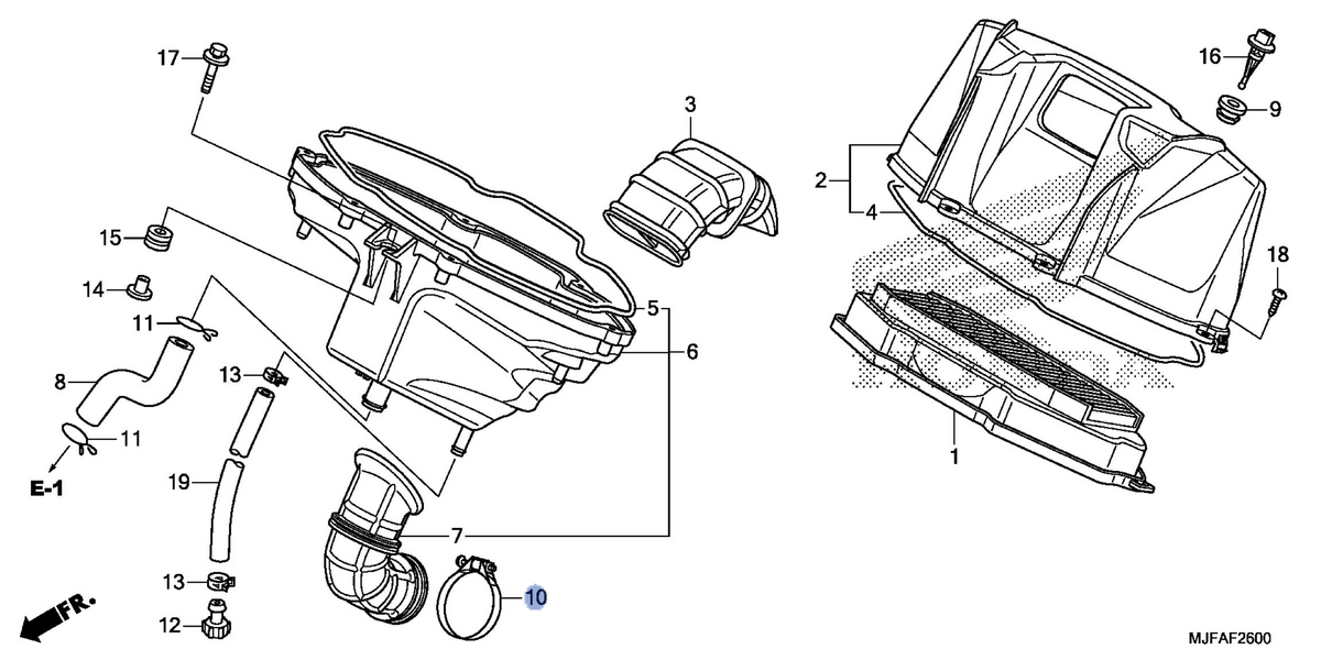 Honda OEM part 17235-MGS-D31