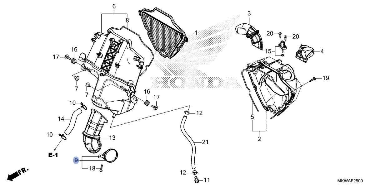 Honda OEM part 17235-MKT-D00