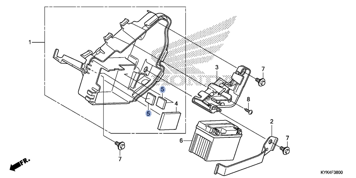 Honda OEM part 17236-KYK-910