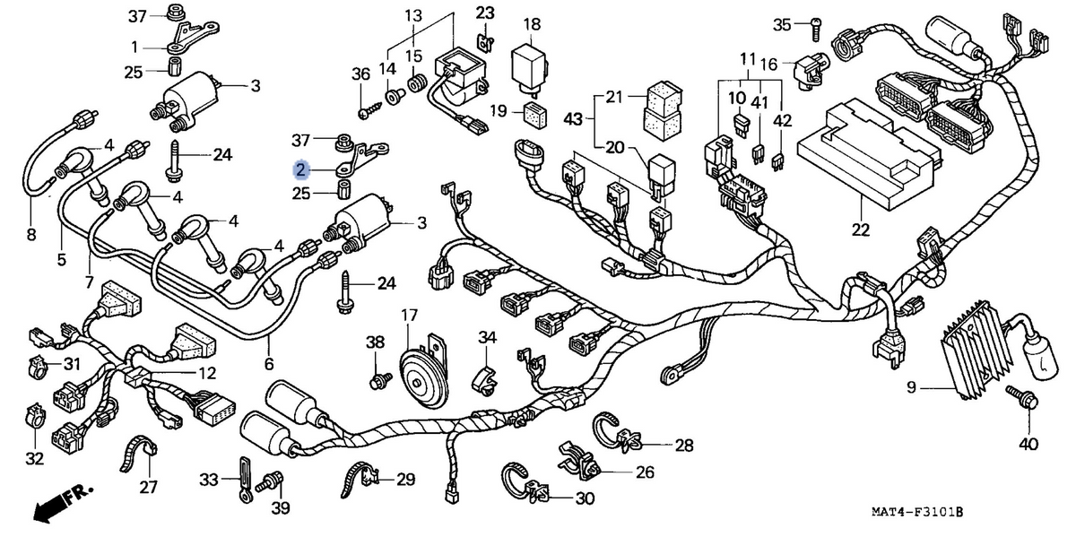 Honda OEM part 17236-MAT-E00