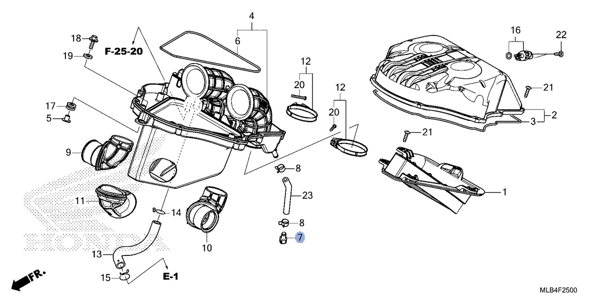 Honda OEM part 17237-MGS-D30