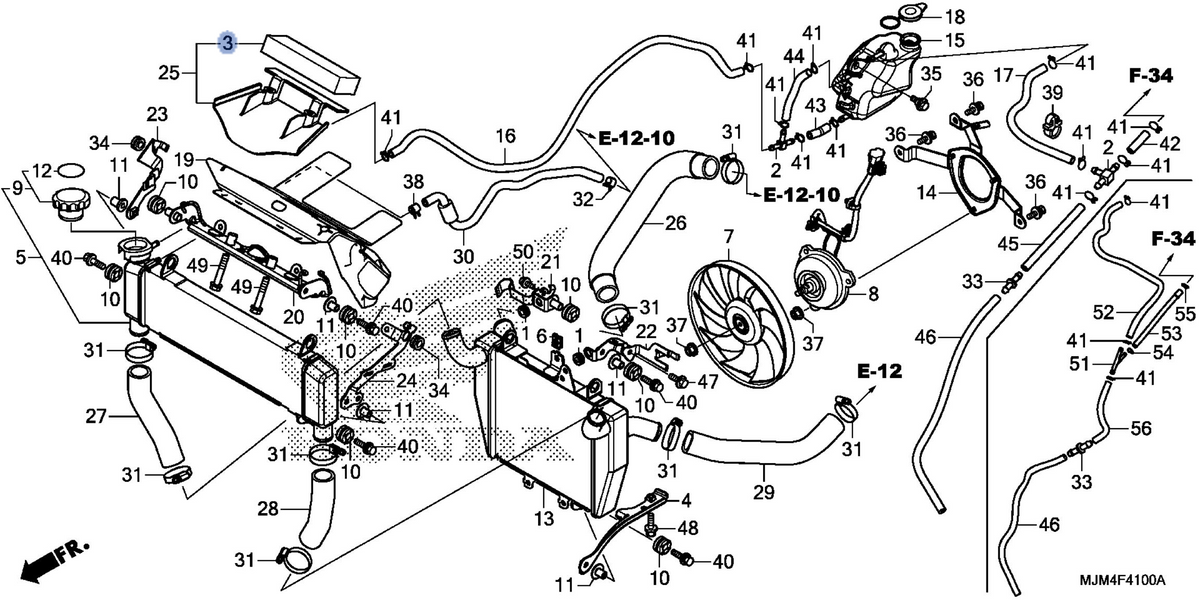 Honda OEM part 17240-MJM-D10