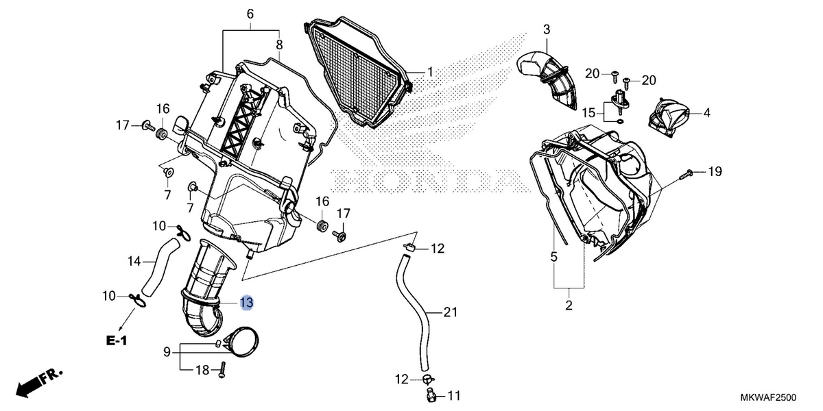 Honda OEM part 17241-MKT-D00
