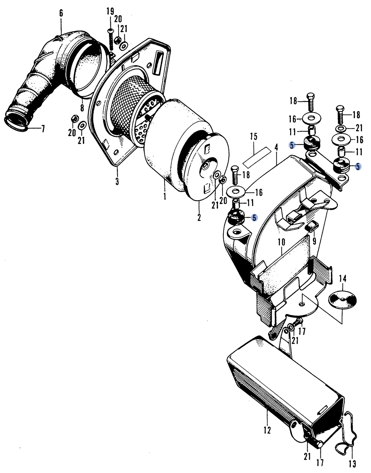 Honda OEM part 17245-107-010