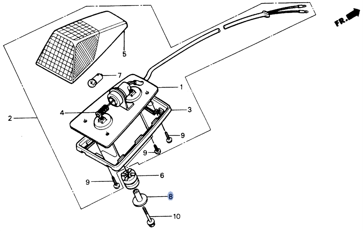 Honda OEM part 17246-439-000