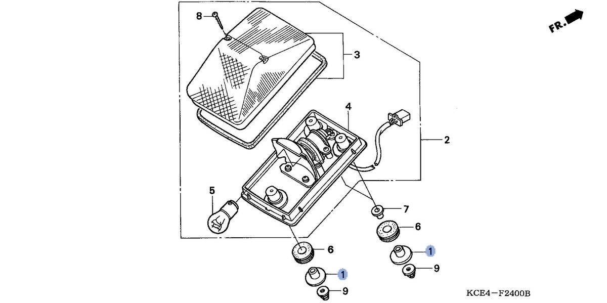 Honda OEM part 17248-402-700