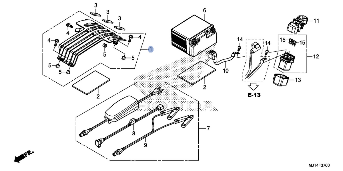 Honda OEM part 17250-MJT-E00