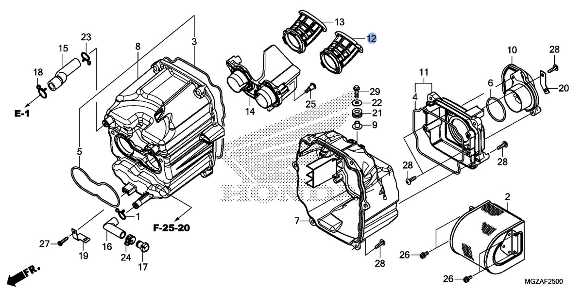 Honda OEM part 17251-MGZ-A00