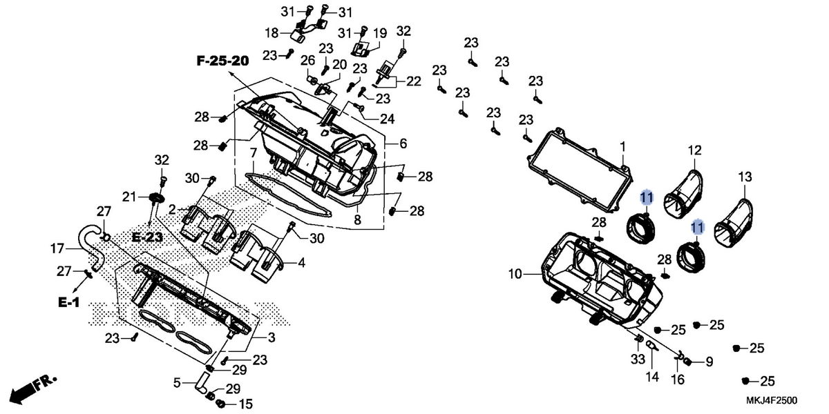 Honda OEM part 17251-MKJ-D00