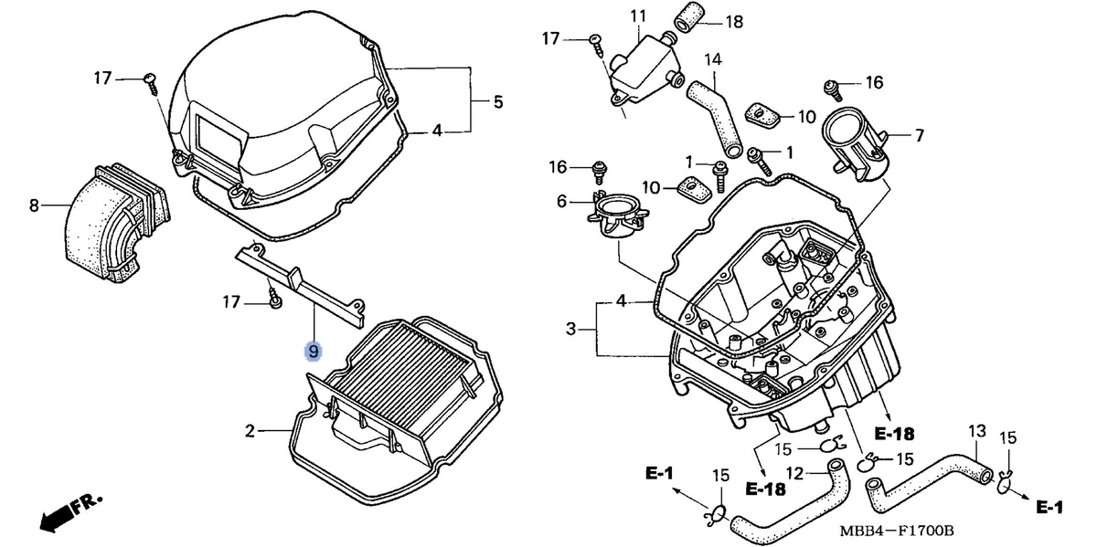 Honda OEM part 17252-MBT-D10
