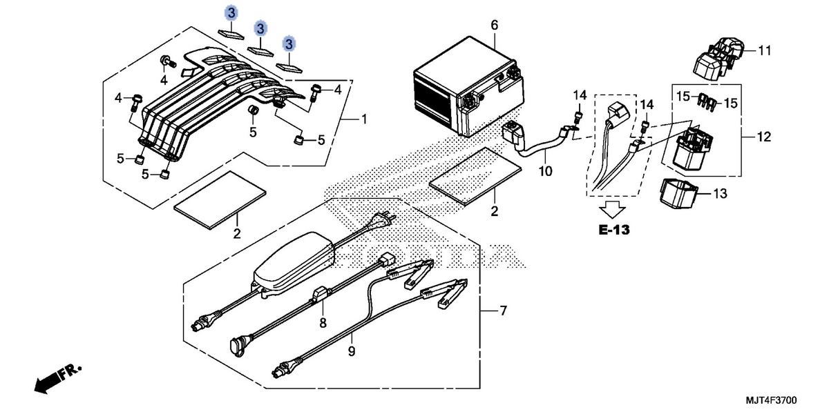 Honda OEM part 17252-MJT-E00