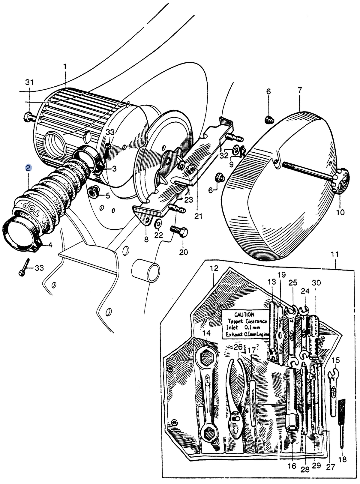 Honda OEM part 17253-200-020