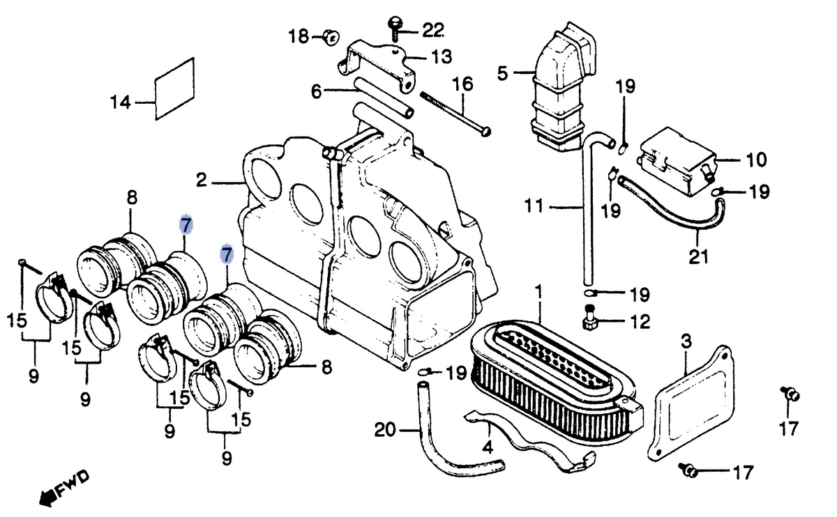 Honda OEM part 17253-425-000