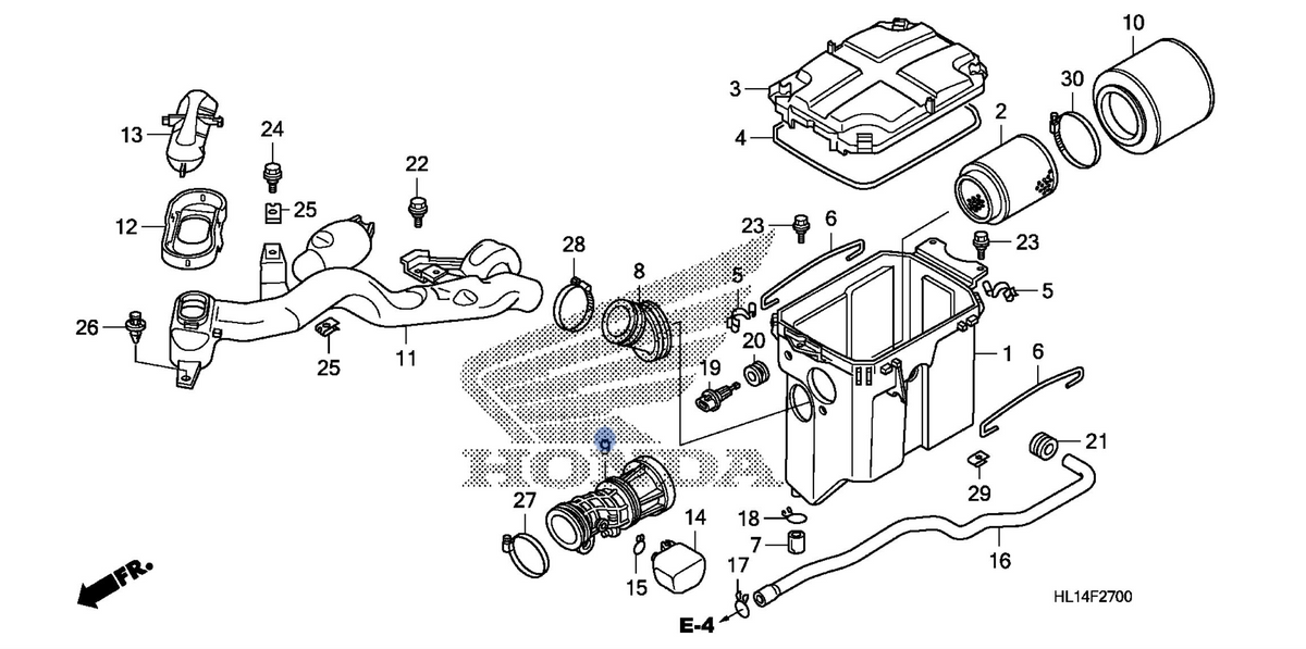 Honda OEM part 17253-HL1-A00