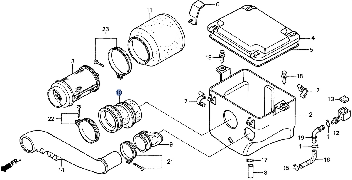 Honda OEM part 17253-HN0-A00