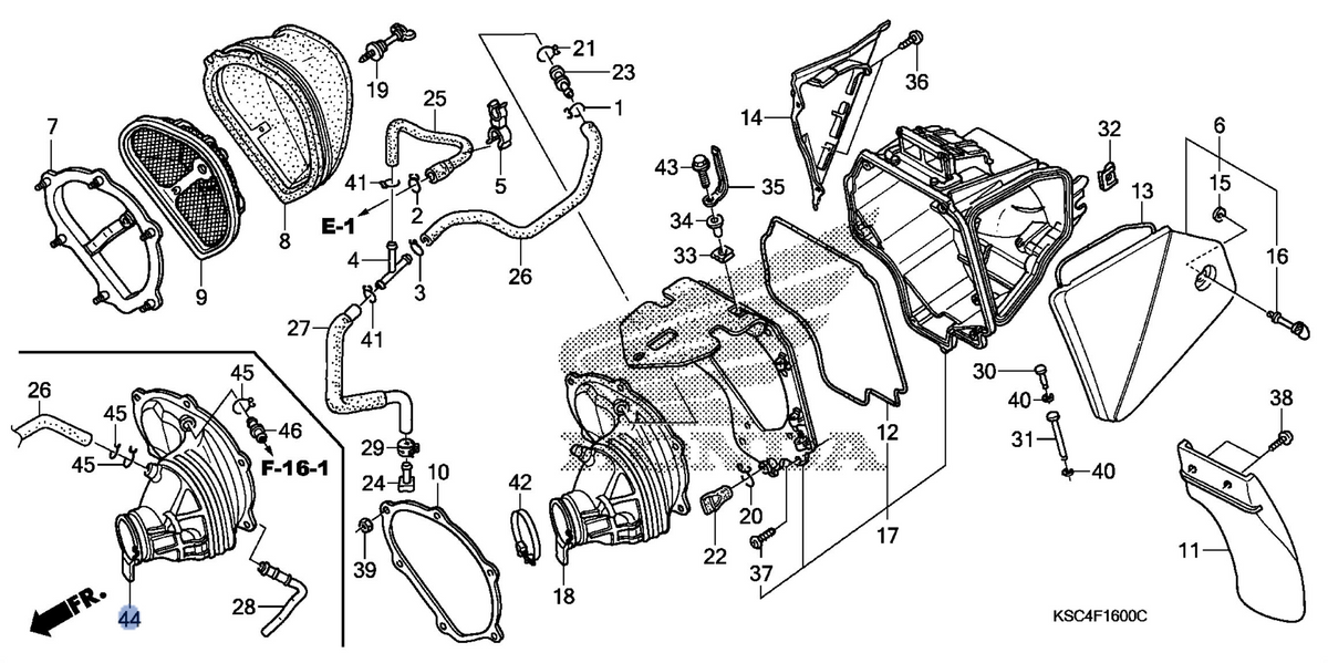 Honda OEM part 17253-KSC-770