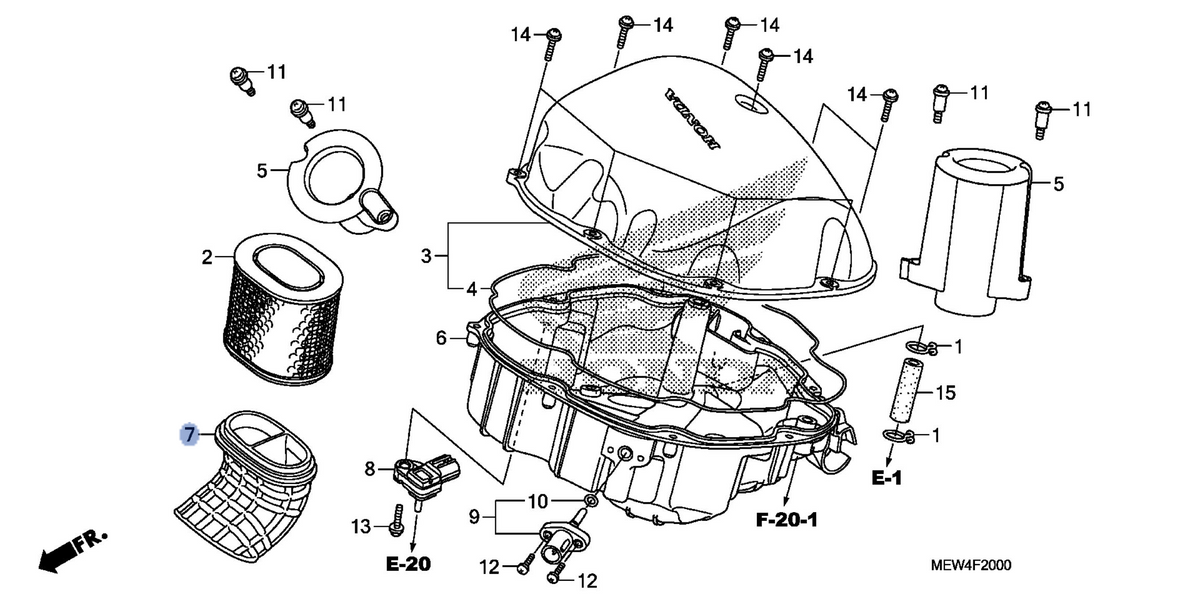 Honda OEM part 17253-MEW-920